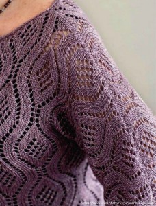 Beautiful Lace Stitch Sweater 2