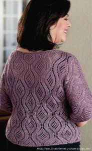 Beautiful Lace Stitch Sweater 4