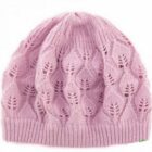 Pink Leaf Beanie Knitting Pattern