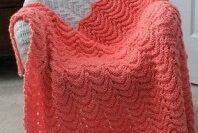 Feather and Fan Stitch Blanket