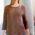 Knitted Lace Sweater Pattern