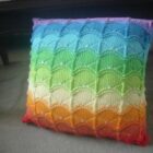 Rainbow Lace Pillow