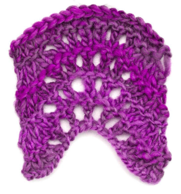 Fan Lace Knitting Stitch